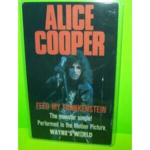 Alice Cooper Wayne's World Feed My Frankenstein Movie Pass Shock Rock Halloween